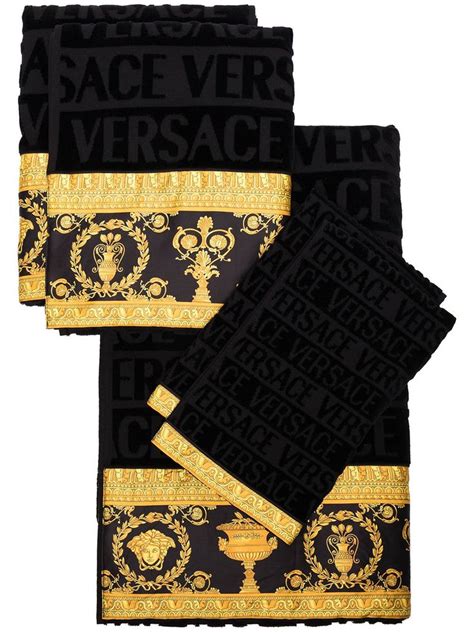 towel versace|versace bathroom accessories.